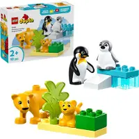 LEGO Familias de la Fauna Salvaje: Pingüinos y Leones