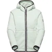 Mammut - Women's Falera Pro ML Hooded Jacket - Forro polar size XL, gris/blanco