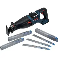 Bosch Sierra Sable A Batería Gsa 18v-28 0*ah + 75 Hojas.