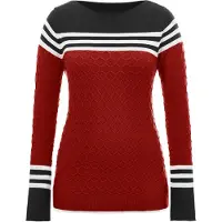 Imily Bela Jersey borgoña / negro / blanco