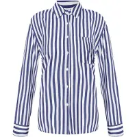 Imily Bela Blusa azul / blanco