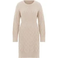 Imily Bela Vestido de punto beige