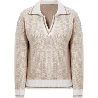 Imily Bela Jersey beige / blanco