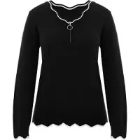 Imily Bela Jersey negro / blanco