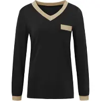 Imily Bela Camiseta beige moteado / negro