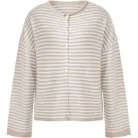Imily Bela Cárdigan beige / blanco natural