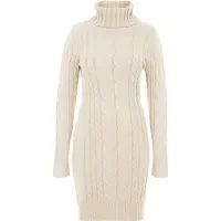 Imily Bela Vestido de punto beige