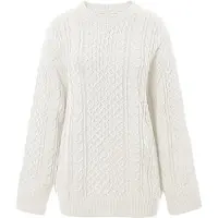Imily Bela Jersey talla grande blanco