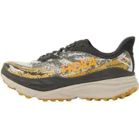 Hoka One One - Zapatillas de trail - Stinson 7 M Black/Cement - Talla 43 1/3 - Negro