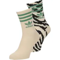 Adidas Calcetines x FARM Rio Crew Socks 2 Pairs mujer - Beige - XS