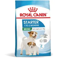 Royal Canin Mini Starter: Alimento para cachorros, madres y perros adultos de razas pequeñas, sabor a pollo, 1 kg