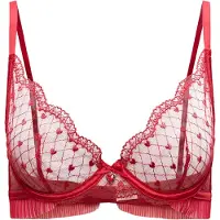 Hunkemoller Sujetador 'Cordelie' rojo sangre