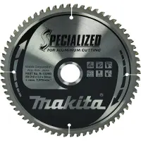 Makita Láminas de carburo "Specialized" para aluminio, para sierras circulares de corte recto y de inglete