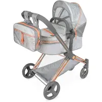 Decuevas Cochecito Plegable Cityx 3x1 Para Muñecos De Hasta 38x65x73 Cm 50 Cm