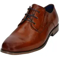 Bugatti Zapatos con cordón cognac