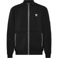 Emporio Armani Sudadera con cremallera negro / blanco