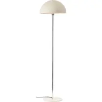 Brilliant 70905/79 Lámpara de pie Lillian, 150 cm, metal/travertino, color beige/cromado/travertino claro. Adecuada para bombillas LED