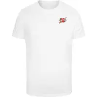 Mister tee Camiseta 'Mom Heart' pino / rojo claro / negro / blanco