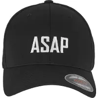 Miss Tee Gorra negro / blanco