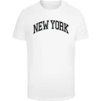 Mister tee Camiseta 'NY' negro / blanco