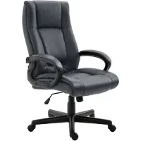 CLP Silla de oficina ergonómica con ruedas y ajuste de altura. Silla de director con ajuste de altura y función de inclinación, diseñada para proteger la espalda. Silla giratoria Sparta, color gris