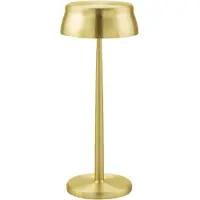 Zafferano Lámpara de mesa LED inteligente Sister Light Wi-Fi, dorada, recargable y regulable: 2200-2700-3000-4000 K, 3,2 W, altura 33 cm.
