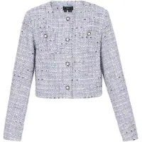 Faina Blazer 'Festive' beige claro / zafiro / rosa / negro