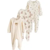 Next Pijama camelo / beige claro / chocolate
