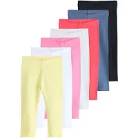 Next Leggings azul oscuro / amarillo claro / gris claro / coral / rosa / negro / blanco