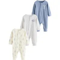 Next Pijama beige claro / azul paloma / gris claro