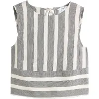 Next Top gris claro / blanco