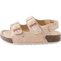 Next Sandalias oro rosa