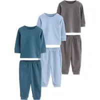 Next Pijama navy / azul pastel / taupe