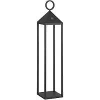 ROSSINI ILLUMINAZIONE PICNIC: Lámpara de mesa LED portátil, 2,2 W, IP54, 2700 K, CRI85, 67 cm, color antracita, marca Rossini Group, diseño en aluminio fundido