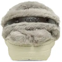 Crocs - Classic Unfurgettable Clog - Zapatillas de estar por casa size M4 / W6, beige/gris