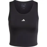 Adidas Top deportivo 'TECHFIT Cropped Training Tank' negro / blanco