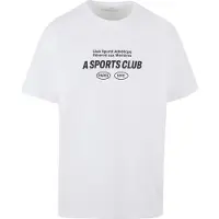 Mister tee Camiseta 'A Sportsclub' negro / blanco