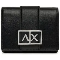 Armani Exchange para mujer. XW000360AF12039UC001 Cartera Pequeña Asv negro (OSFA), Casual, Poliéster, outlet 2026.