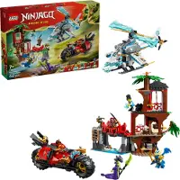 LEGO Batalla de Vehículos Ninja Junto a la Casa del Árbol