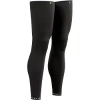 Compressport - Mallas de compresión - Full Legs Recovery 2.0 Black - Talla 4 - Negro