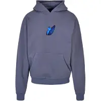 Mister tee Sudadera 'Le Papillon' azul / zafiro / gris / blanco