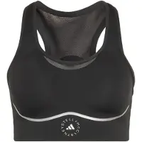 Adidas By Stella Mccartney Sujetador deportivo ' Running High Support Sports' negro / plata