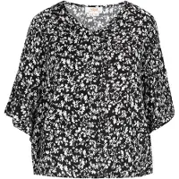 Usha Blusa negro / blanco