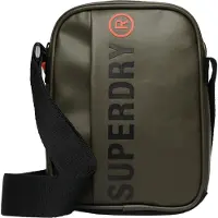 Superdry unisex. Y9110268A Bandolera de lona verde (OSFA), Casual, Poliéster, outlet 2026.
