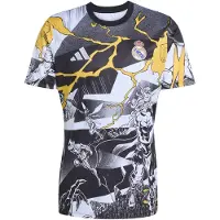 Adidas adidasCamiseta calentamiento Real Madrid Avengers 25/26 XL White / Black / Bold Gold Hombre