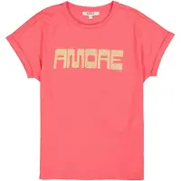 Garcia Ladies T-shirt Ss Rose Garden Talla: S | Camisetas de Seda Outlet | Mujer | Rosa