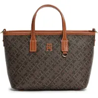 Tommy Hilfiger Bolso de mano beige / marrón / negro
