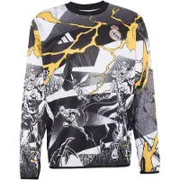 Adidas Camiseta deportiva 'Real Madrid Avengers 25/26' amarillo / gris / negro / blanco
