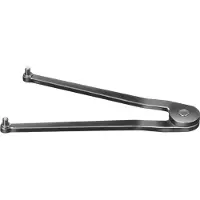 AMF Llave para roscas de cabeza plana , para diámetros de 6 mm, distancia entre orificios de 14-100 mm, con pines soldados eléctricamente - 40766