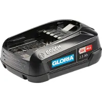 Gloria Batería de iones de litio para herramientas Bosch, modelo 729101.0000, de 2.5 Ah, para uso en herramientas eléctricas de jardín y hogar de la marca Haus und Garten